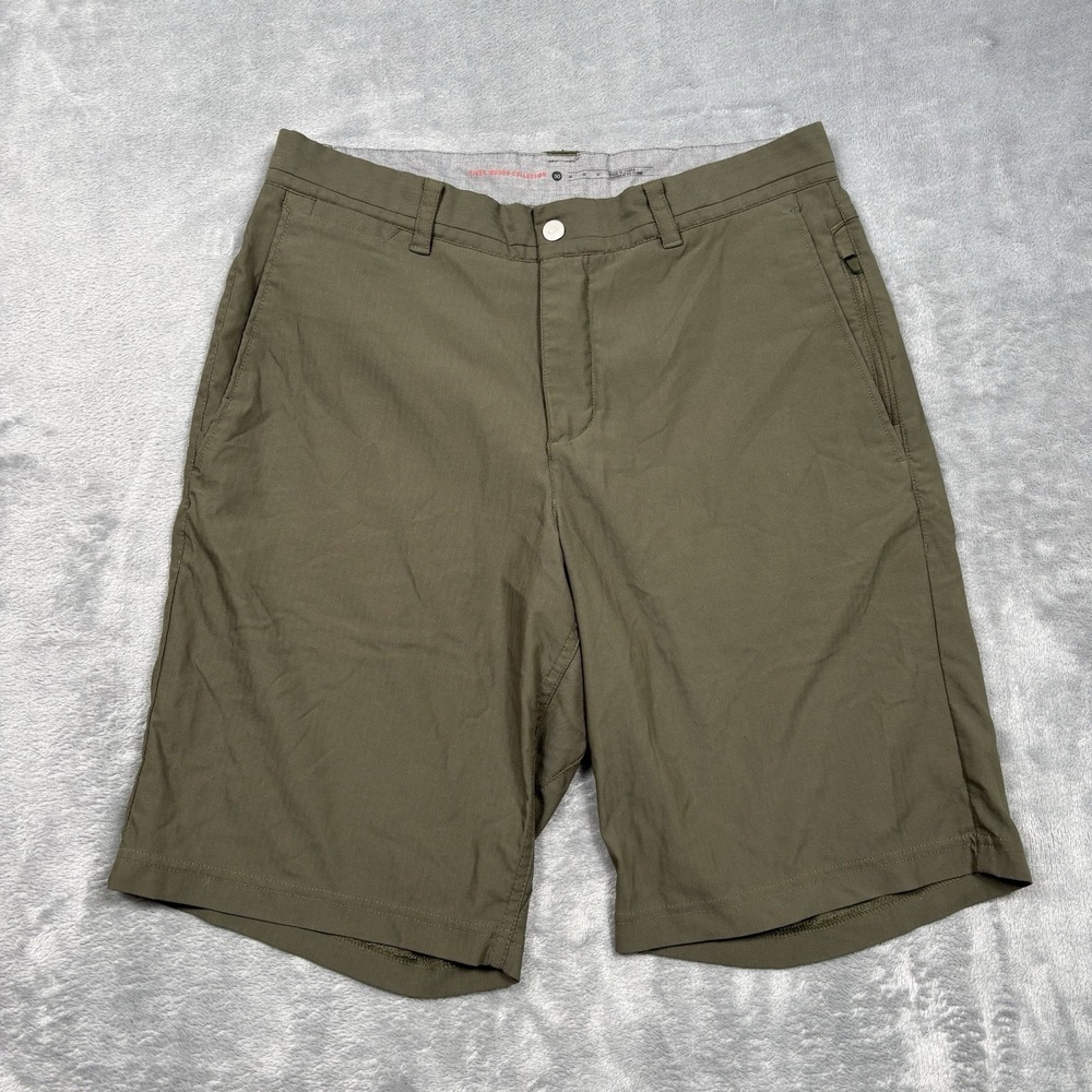 Nike Tiger Woods Collection Golf Shorts Men's 30 Olive Green Stretch 9"